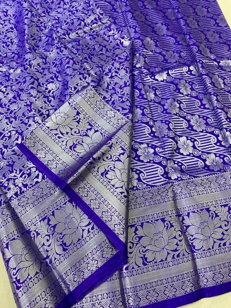Semi silk sarees view 2