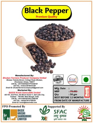 Black Pepper | Premium Quality | 50gm