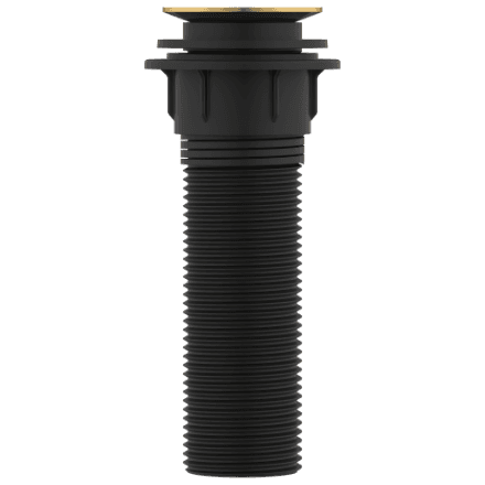 AC-GG-82 Brass With Nylon 6" Inch Height Full Thread Waste Coupling (Glossy Gold) view 2