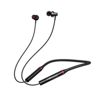 Aeroessentials AeroTune Neck Band Wireless Bluetooth 5.0 Earphones, 12 Hours Playback, 10mm Drivers, Black