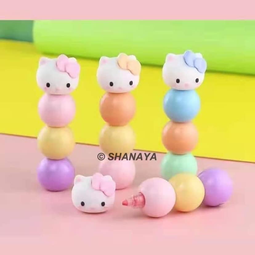 SHANAYA 3 Color Pastel Highlighter Marker Pen Stationery Return Gifts School Supplies For Girls Boys Kids (Pack Of 1 Set) view 2