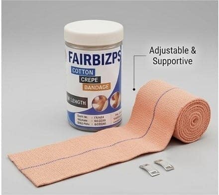 FAIRBIZPS Cotton Crepe Bandage