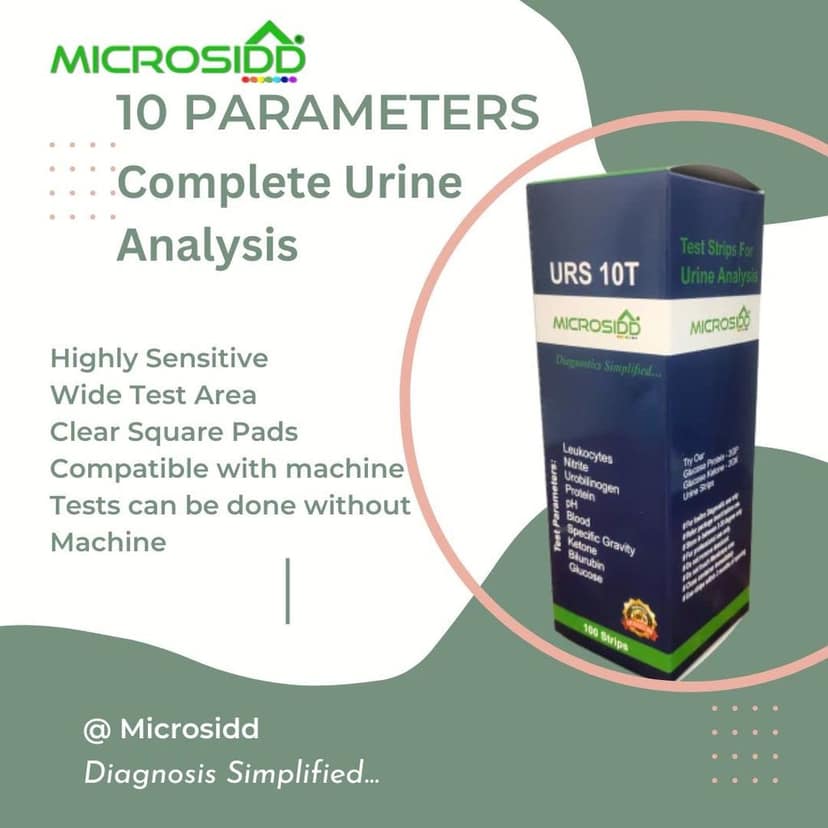 Microsidd 10T Urine Strips for Complete Analisys view 2