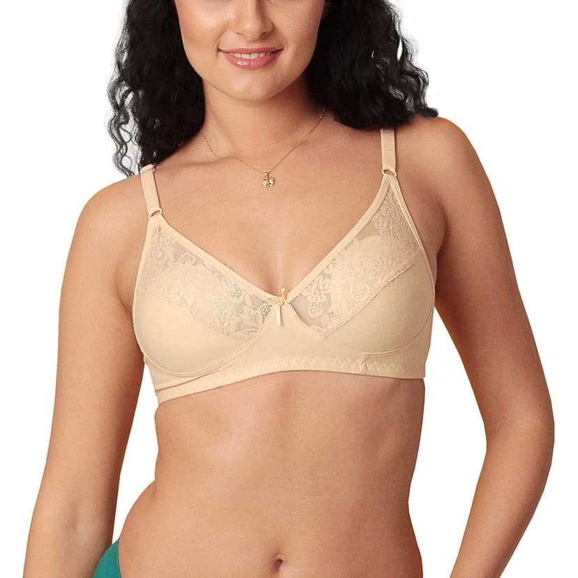 SONA Vibekart Women's Cotton Non-Padded Non-Wired Full Coverage Bra