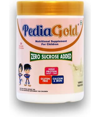 Pediagold Vanilla Complete Kids Nutrition Supplement 400 gm