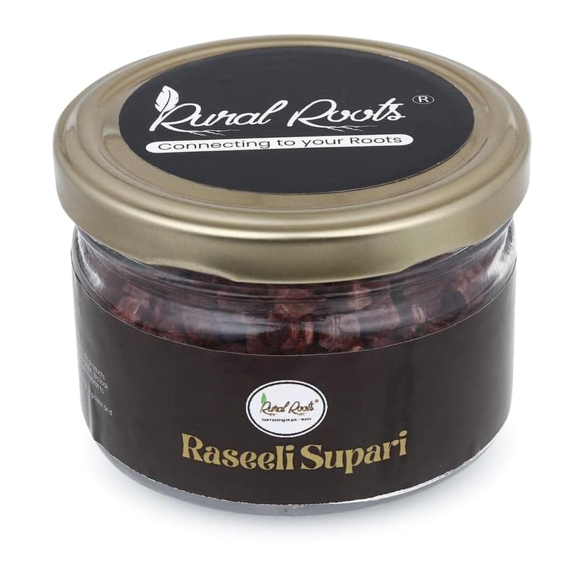 Rural Roots Raseeli Supari - Mouth-Watering Betel Nut Treat, Refreshing & Flavorful, Authentic Indian Taste, Digestive Aid, 150g Pack view 2