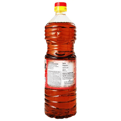 Patanjali Mustard Oil Bottle 1 Ltr view 2