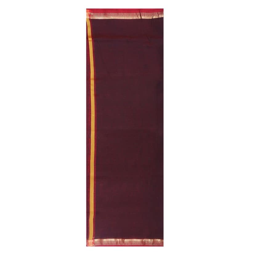 HANDLOOM MAHESHWARI 03 PCS TRADITIONAL SUIT (SKU - 3S0105050422 Suit 09) view 2