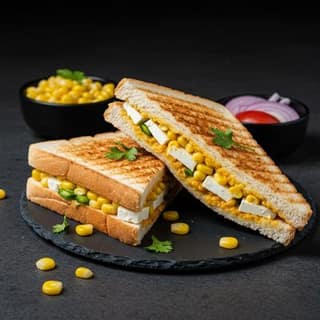 Corn Paneer Sandwich