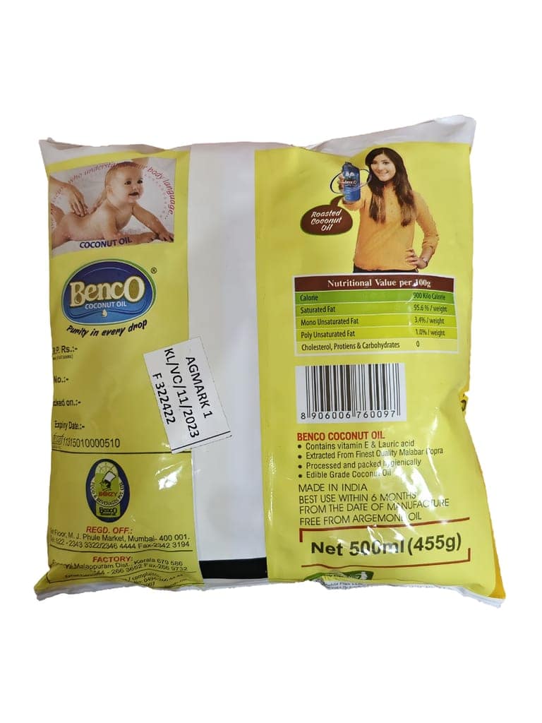 BENCO COCNUT OIL(500ml) view 2