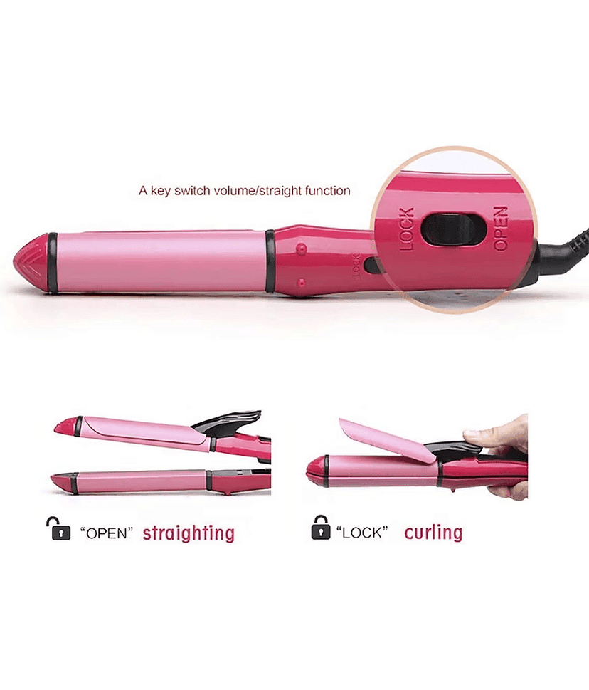 sakimo Hair Straightner Pink Hair Straightener view 2