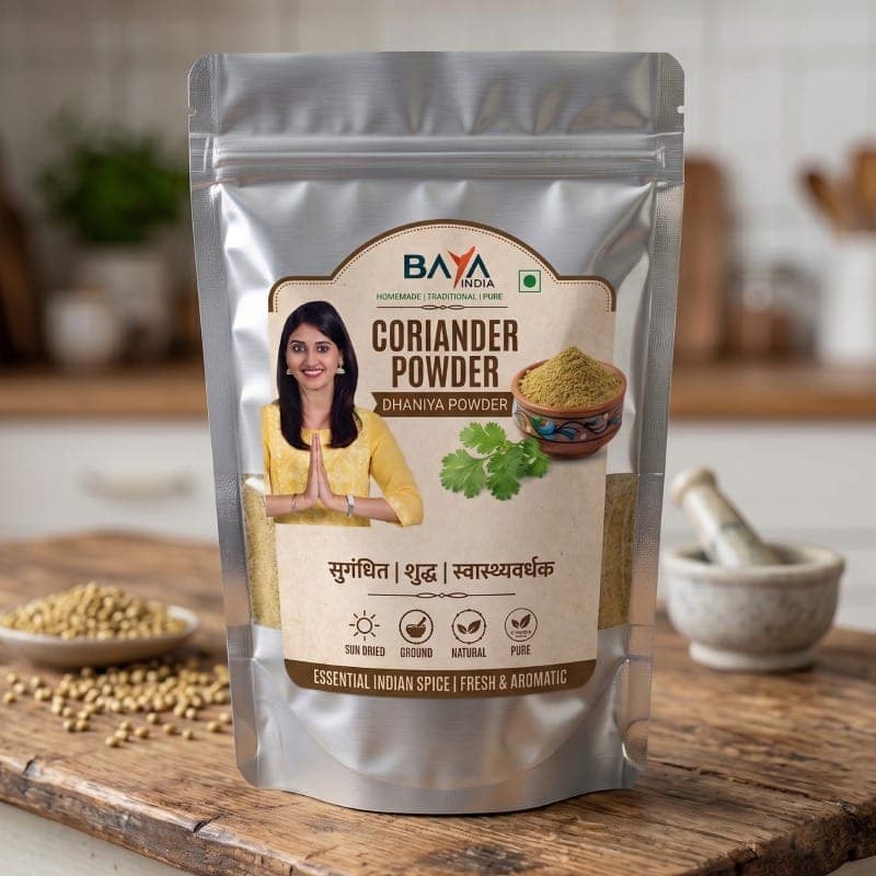 Homemade Coriander Dhaniya Powder Fresh Ground 350g Fresh Ground, Homemade, 350g Pack, Dhaniya Powder, Coriander Spice