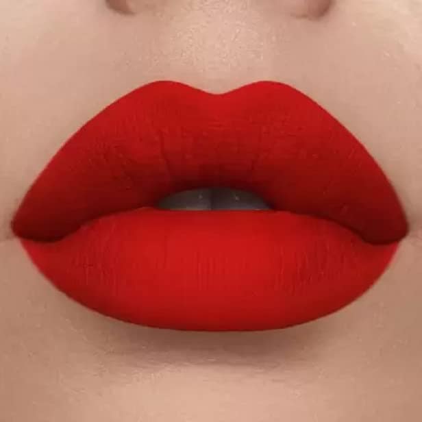 Elecsera Red Lip Shape Lipstick Long Lasting Waterproof Non-Stick Cup Matte Lipstick 5 G (RED, 10 g) view 2