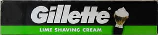 Gillette lime shaving cream