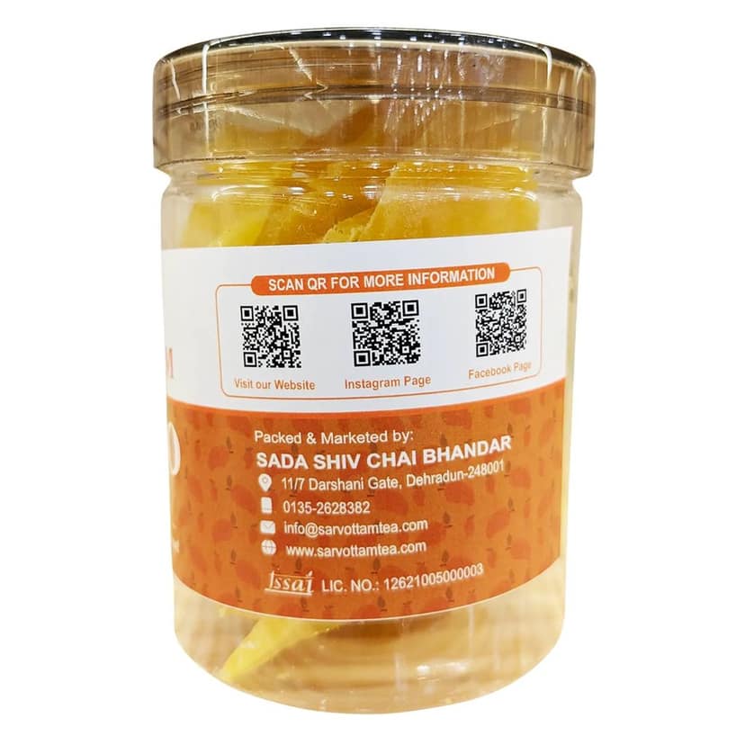 Sarvottam Premium Dried Mango Slices 250g Box | Naturally Sweet & Chewy | Rich in Vitamin A & C | Healthy Tropical Snack | Delicious Dry Fruit Treat view 2