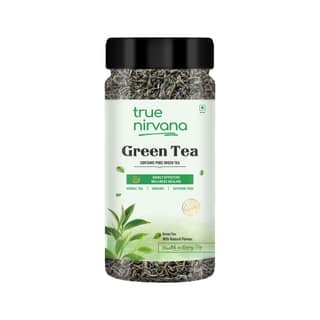 True Nirvana Green Tea – Pure Organic Loose Leaf Herbal Tea – Rich in Antioxidants for Detox & Wellness