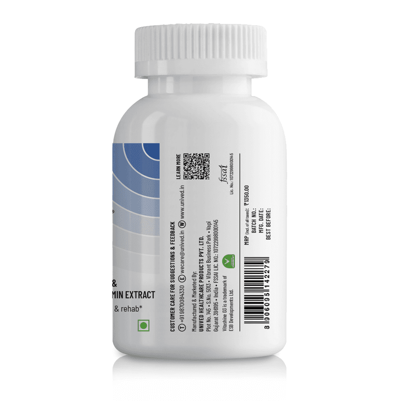 Unived Joint & Muscle Support Capsules for Swelling & Pain view 2
