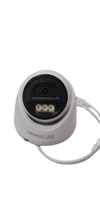 SAFETYHAWK Indoor Dome Security Camera with Night Vision with audio wired SH-UHD-DA31NA-HL
