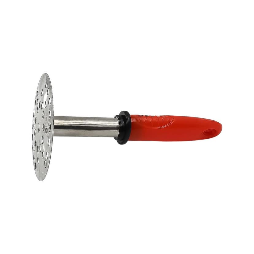 DHRUVINSRI High Grade Stainless Steel Potato Masher Paubhaji/Pav Bhaji Masher with Plastic Handle (1 Pc) view 2