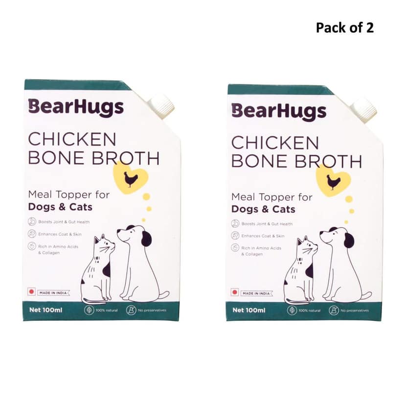 Bearhugs Bone Broth Meal Topper for Dogs and Cats 100 ML view 2