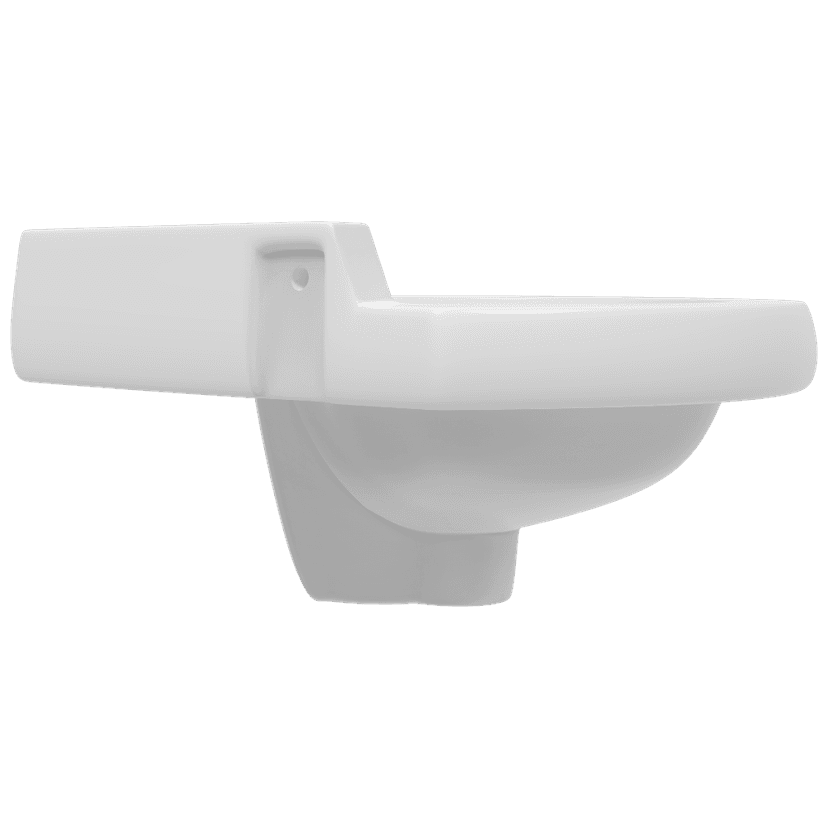 WBT-25442 Cosmo 12" x 12" Inch Corner Wall Hung Basin view 2