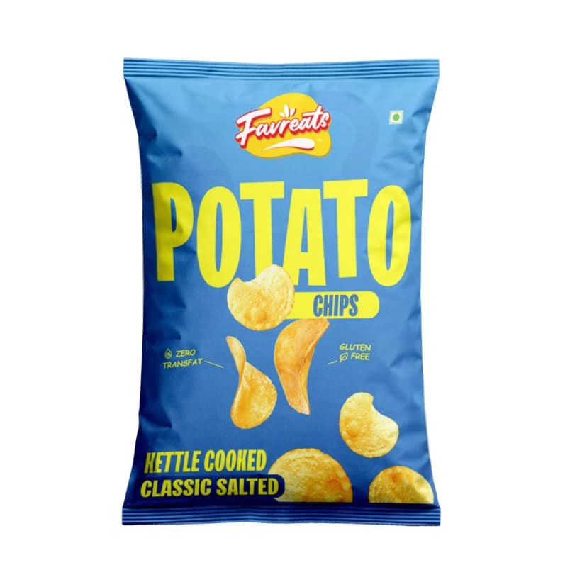 Favreats Potato Chips Classic Salted 60g
