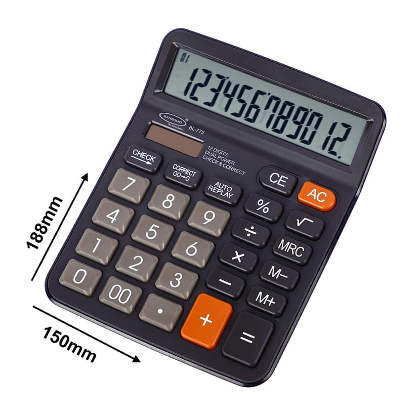 Bambalio 12 Digits Large Display Electronic Calculator with 3 Years Warranty view 2