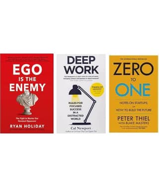 Ego Is the Enemy + Deep Work + Zero To One