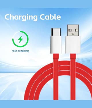 UTTU Red 5 A Type C Cable 0.9 Meter
