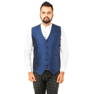 Men's Terry Reyon Waist Coat Blue
