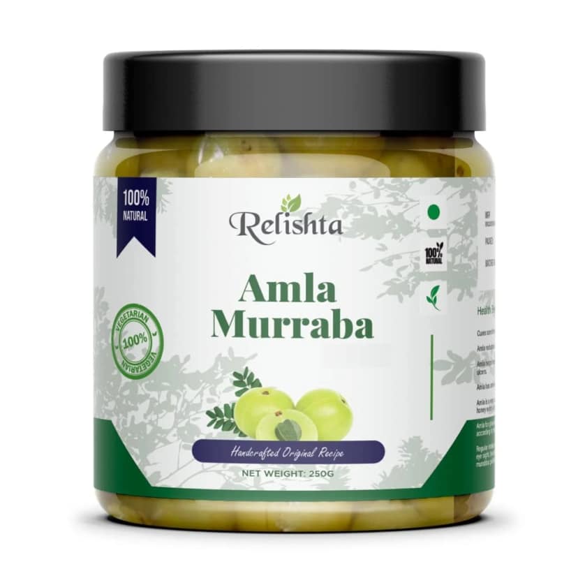 Relishta Amla Murabba Handcrafted Traditional Recipe Rich in Natural Goodness 250 g
