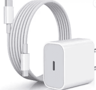 Pandaco 20 W Quick Charge 3 A Wall Charger for Mobile with Detachable Cable (White, Cable Included)