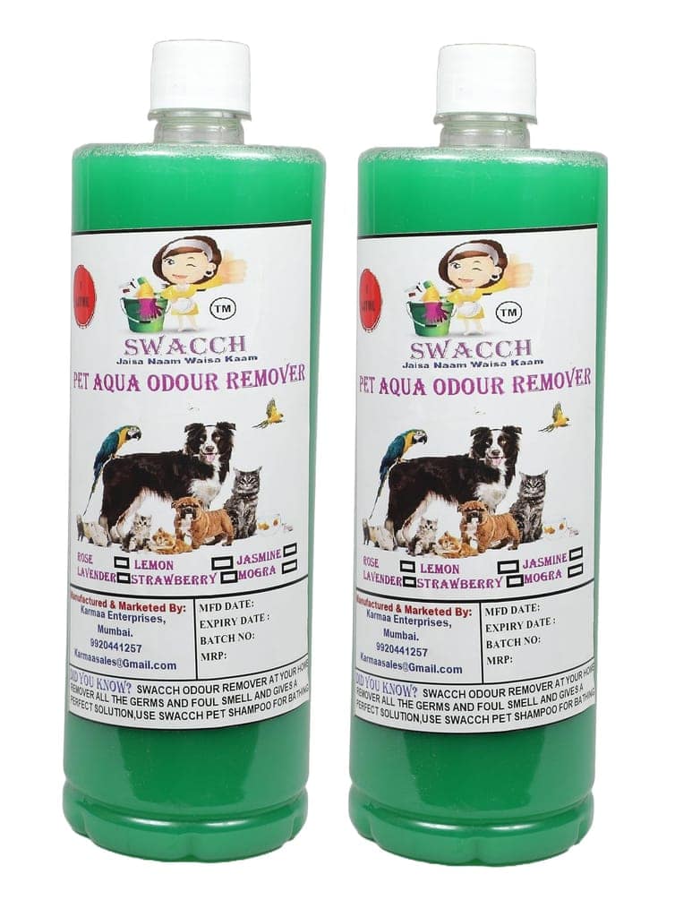 Swacch PET Aqua Odour Remover (1 Litre) (Combo Pack of 2) Jasmine view 2