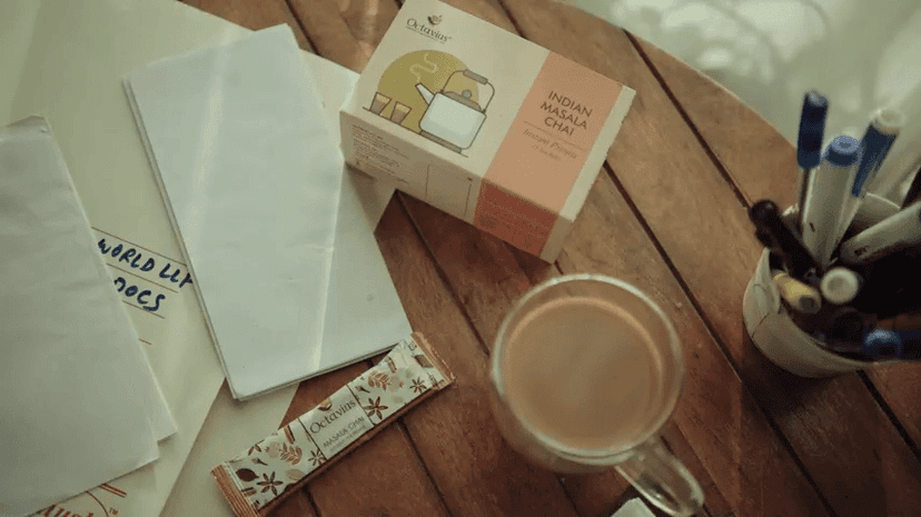 Octavius | Instant Coffee Premix - 50 Sachets | Economy Pack 3 In 1 Coffee Sachets | Hot & Cold Coffee | Instant Cappuccino Coffee | Premix Readymade Mix Pouch | (15 Gm X 50 Single Serve Sachets) view 2