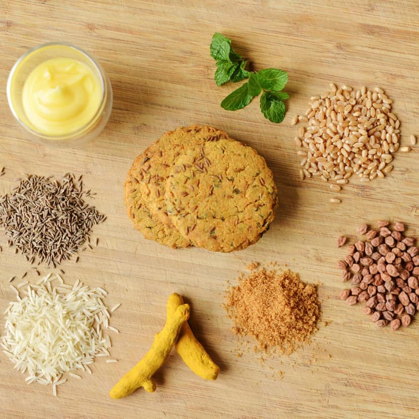 Prana Cookies - Vata Balancing Biscuits For Digestion & Stamina view 2