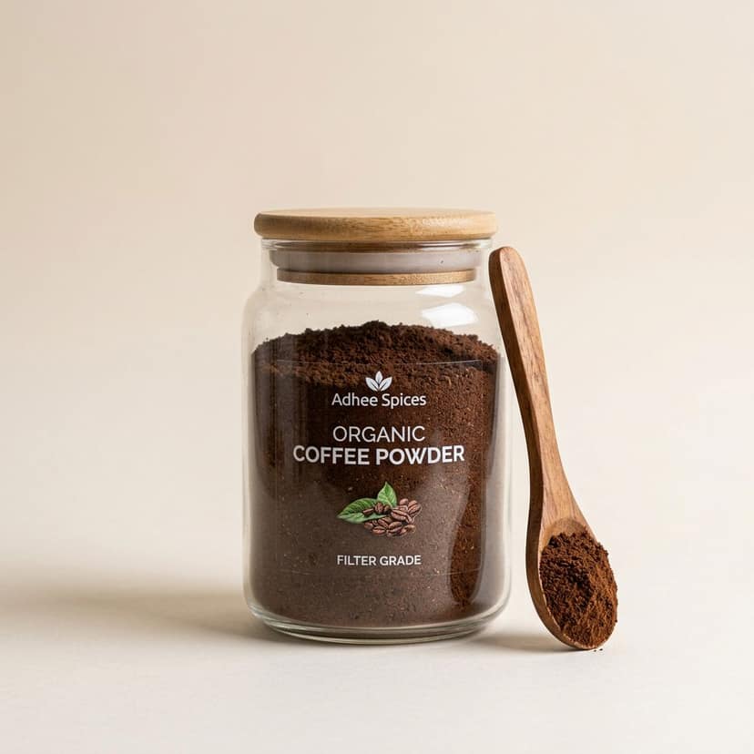 Adhee Spices Organic Coffee Powder (Filter Grade)