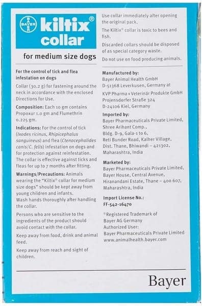 Tick Collar for Dogs - Kiltix Collar for medium size dogs view 2