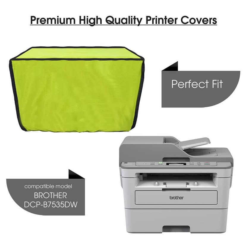 Palap Super Premium Dust Proof Printer Cover for Brother DCP-B7535DW(Green ; 46 x 44.85 x 36.85 cm) view 2