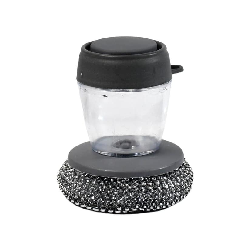 DHRUVINSRI Soap Dispensing Dish Brush (1 Pc): Palm Brush, Kitchen Cleaning view 2
