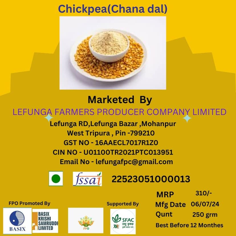 chickpea ( chana dal ) (pack of 3) view 2