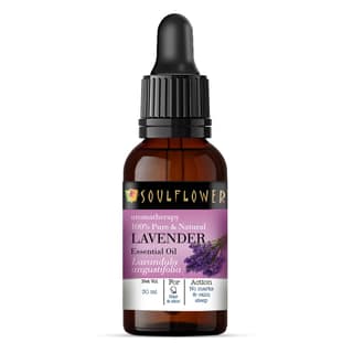 Soulflower Lavender Essential Oil | Skin Care, Hair Fall Control, Hair Growth, Relaxing Sleep|Lavandula Angustifolia |100% Pure, Organic, Natural & Undiluted, Ecocert Cosmos Organic Certified | 30ml Soulflower Lavender Essential Oil | Skin Care, Hair Fal