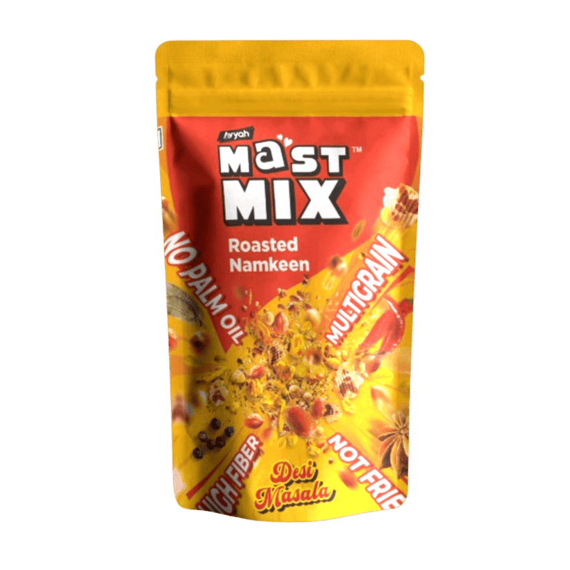 Mast Mix Roasted Namkeen - Pack of 4 (Single Flavor)(Desi Masala)