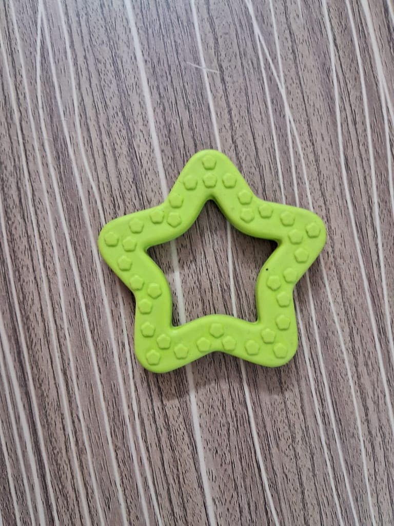 Green Star Teether Toy