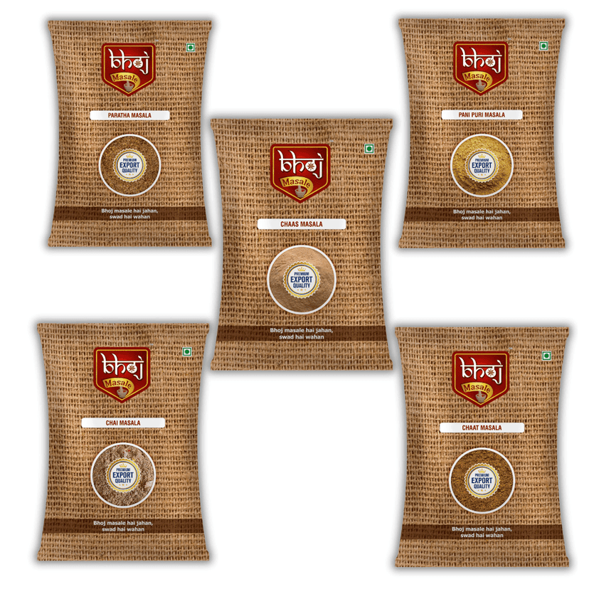 Top Up Masale Combo - 5 Variety - (5*100 gms) ( No Onion No Garlic Jain Masale) view 2