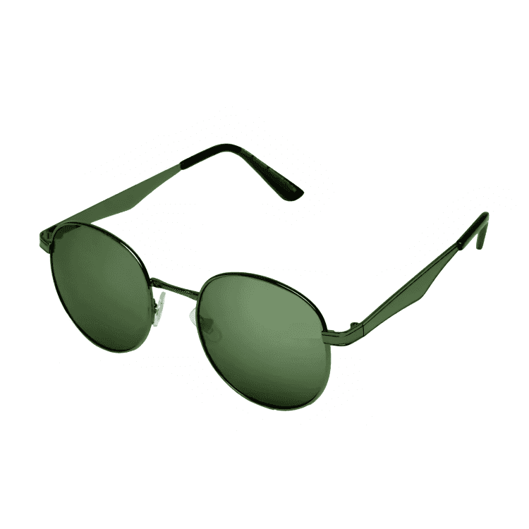 Jubleelens - Stylish Gunmetal Green Tint UV400 Sunglass 2308 view 2