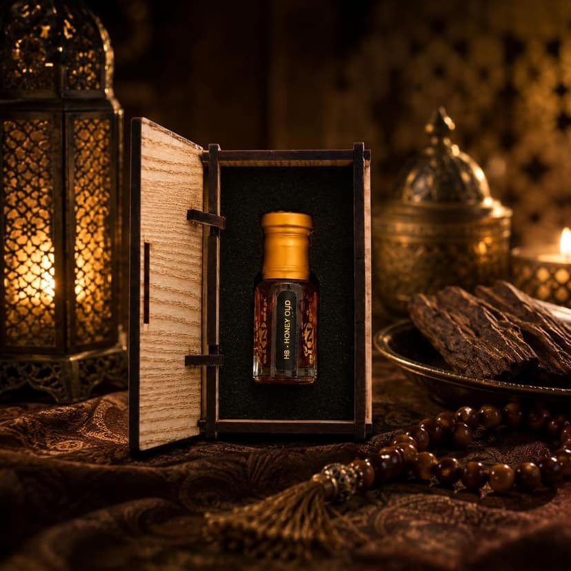 Alnaqi fragrances Honey-Oud 12ml - Best Honey-Oud-Perfume, No Alcohol Concentrated Golden-Scented-Oil, Luxury Arabic-Parfum, Original Unisex-Ittar view 2