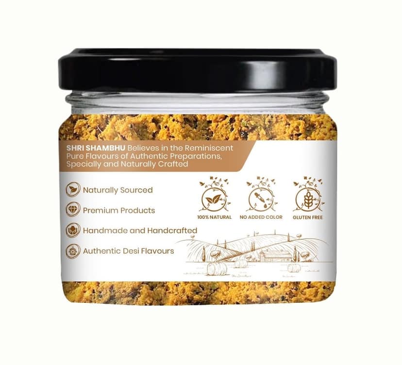 Shri Shambhu | Olive Oil Pickle | Oal Pickle in Olive Oil | Suran Ka Achaar | Jimikand Pickle | 300g view 2