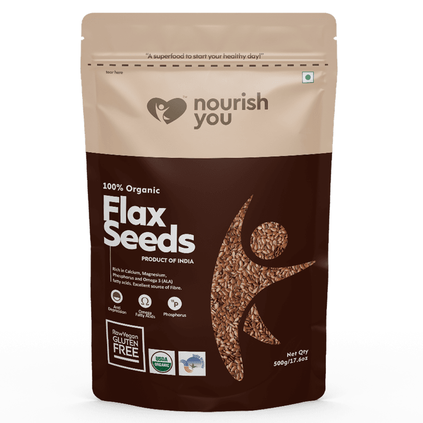 nourish you Raw Flax Seeds