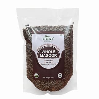 Organic Whole Masoor - 500 gm