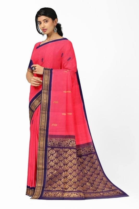 APCO Handloom - Women's Rahajmundry Pure Cotton Grey Handloom Saree (Angara Handloom Saree) 93 view 2
